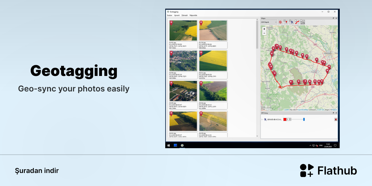Geotagging uygulamasını Linux'ta kur | Flathub