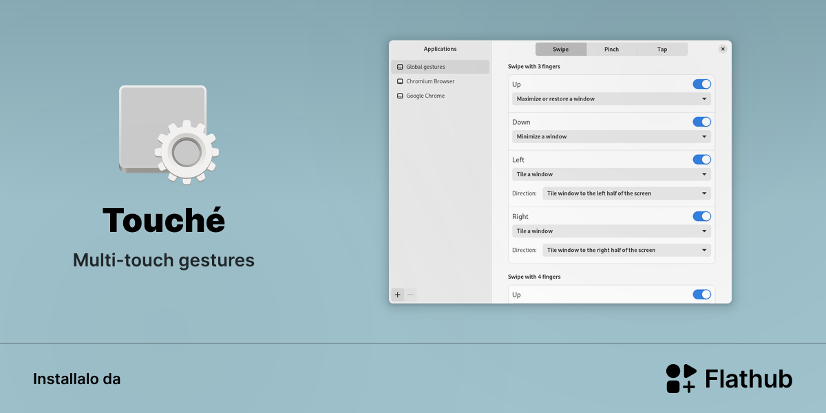 Installa Touché su Linux | Flathub