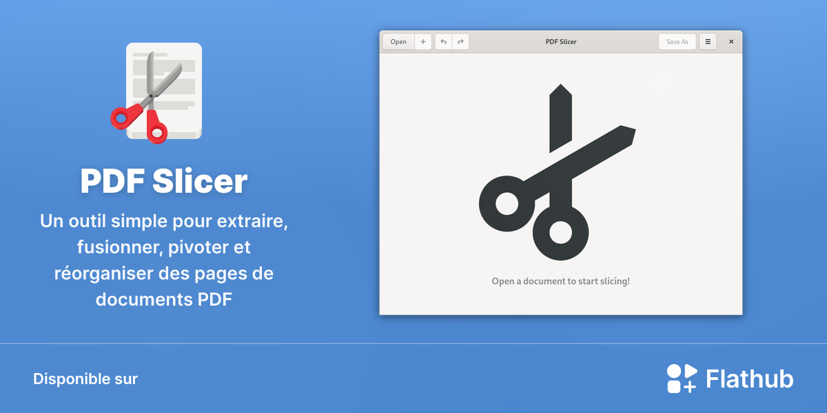 Installer PDF Slicer sur Linux | Flathub