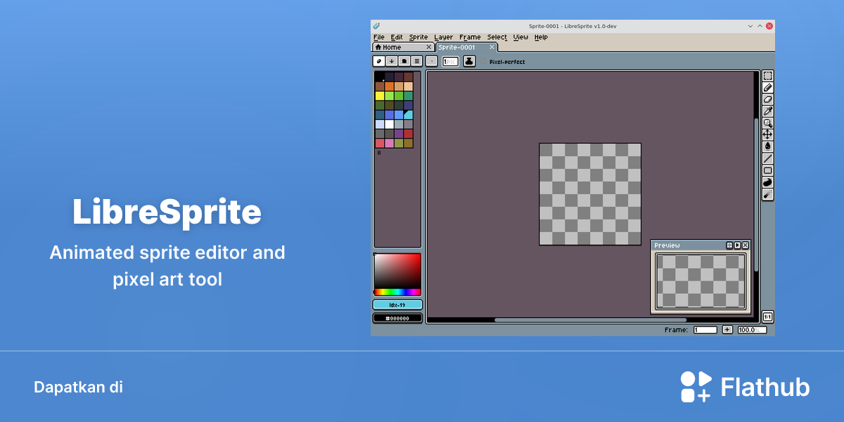 memasang-libresprite-di-linux-flathub