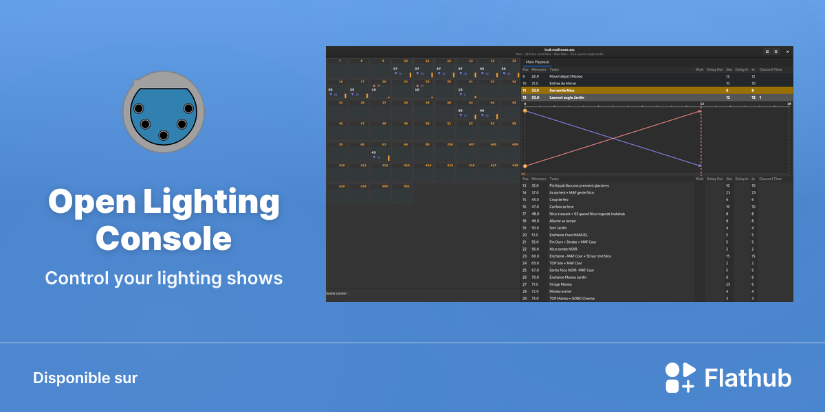Installer Open Lighting Console sur Linux | Flathub
