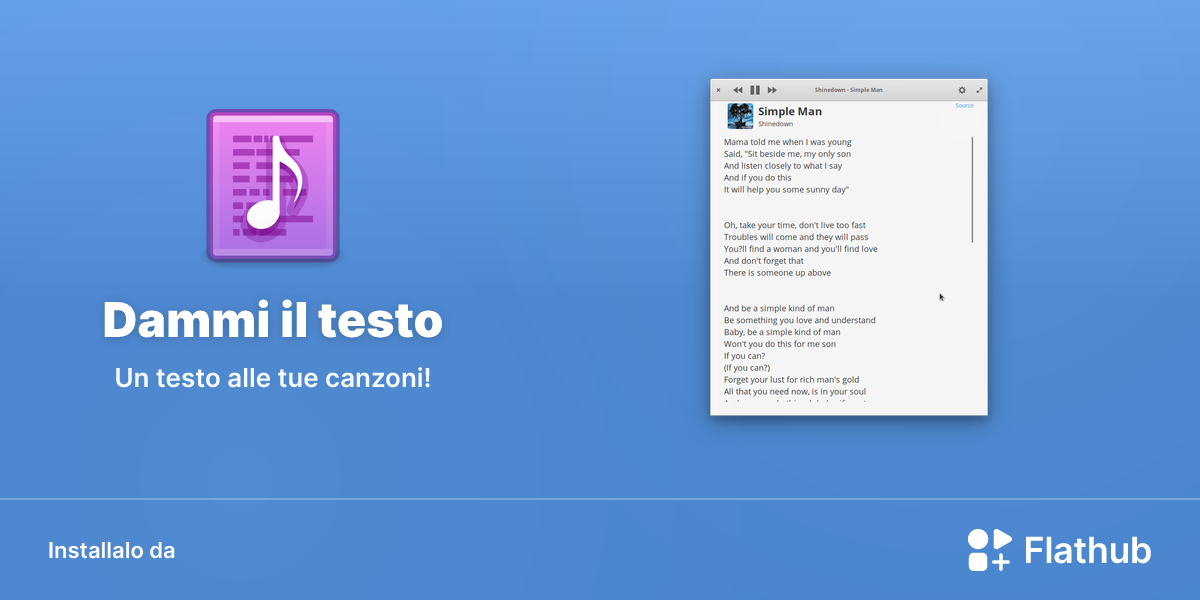 Installa Dammi il testo su Linux | Flathub