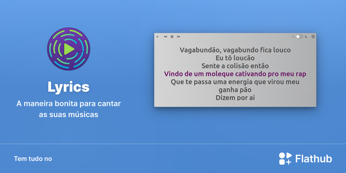 Instalar Lyrics no Linux | Flathub