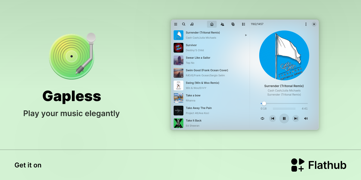 install-gapless-on-linux-flathub