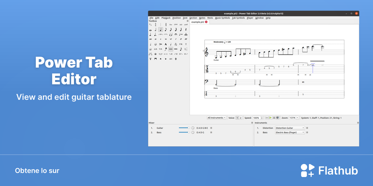 Installar Power Tab Editor sur Linux | Flathub