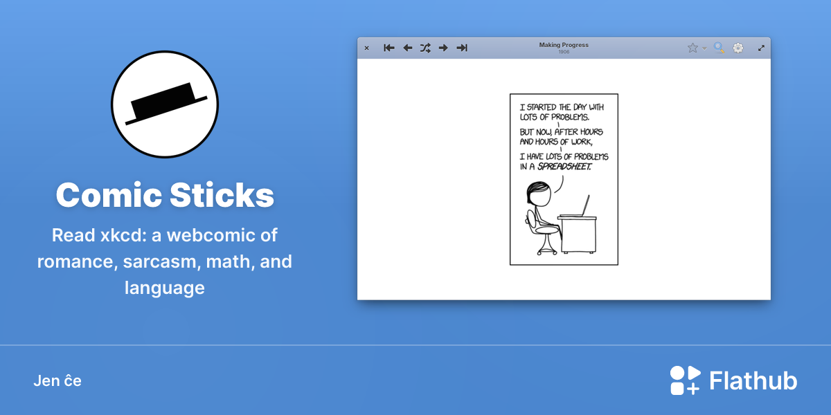 Instali Comic Sticks sur Linux | Flathub