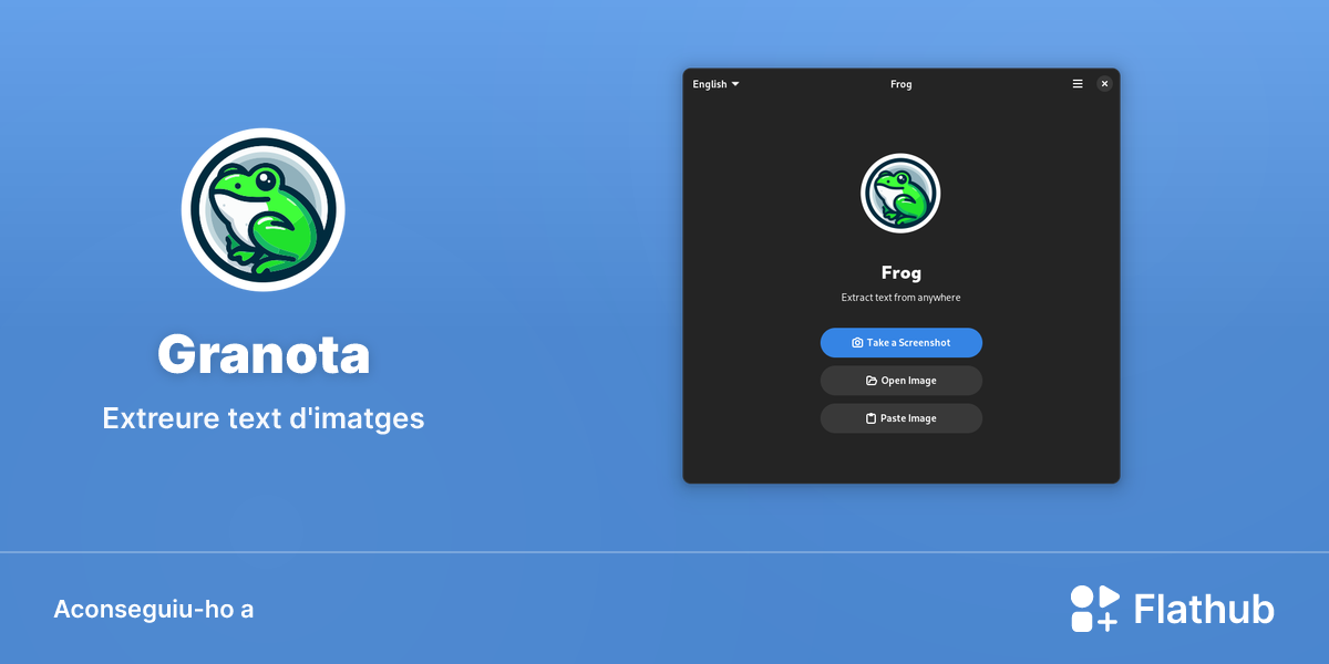 Instal·leu Granota a Linux | Flathub