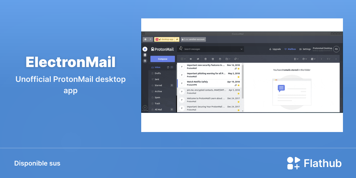 Installar ElectronMail sus Linux | Flathub