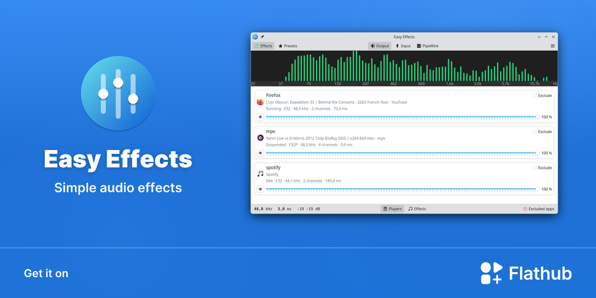 Install Easy Effects on Linux | Flathub