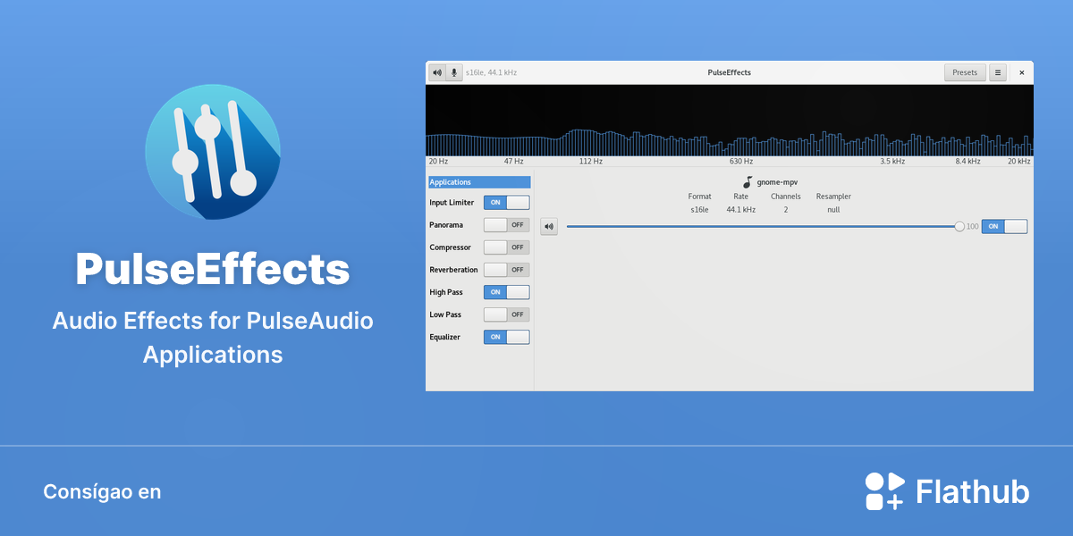 Instalar PulseEffects en Linux | Flathub