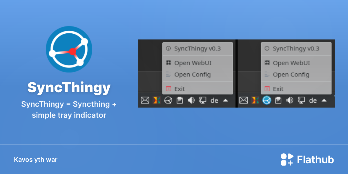 Lea SyncThingy war Linux | Flathub