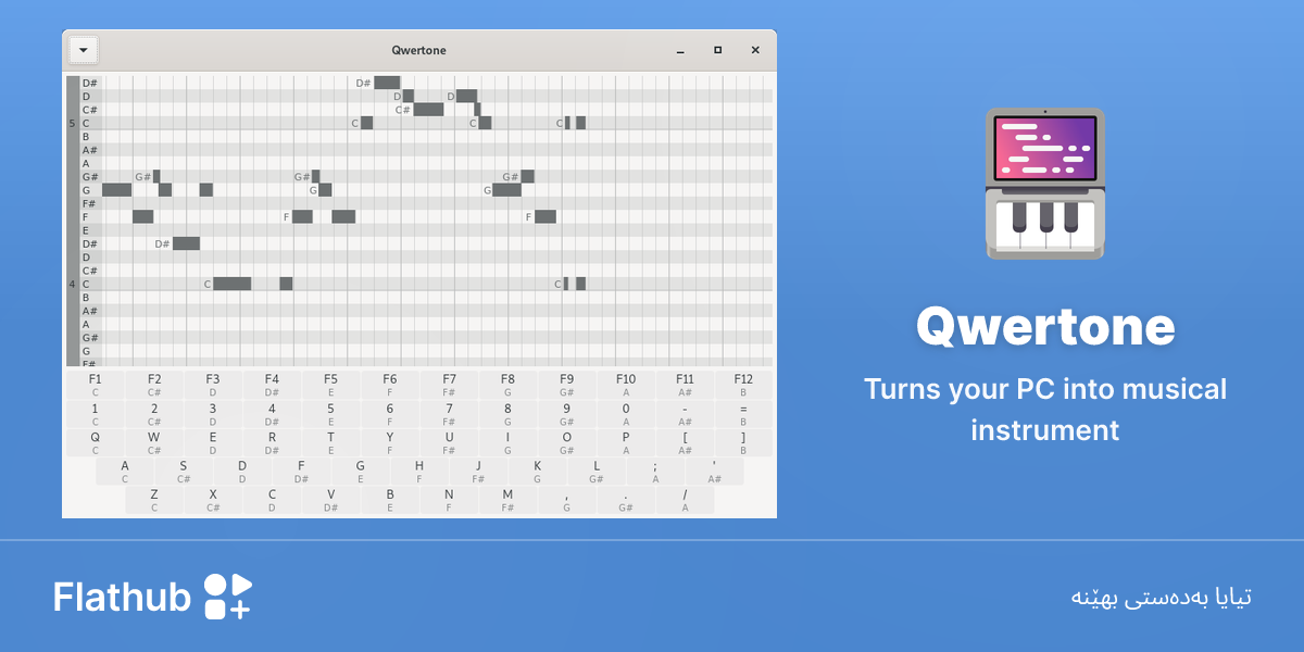 Install Qwertone on Linux | Flathub