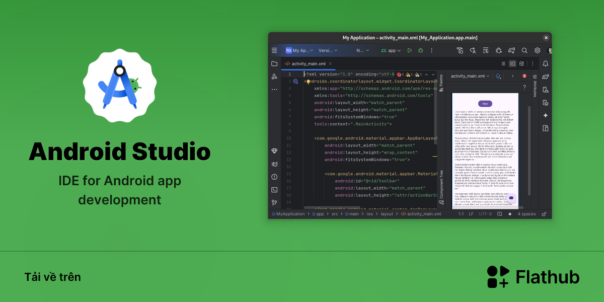 Cài đặt Android Studio trên Linux | Flathub