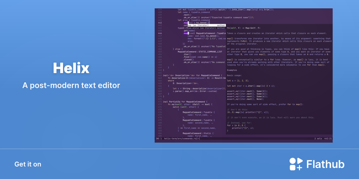 Install Helix on Linux | Flathub