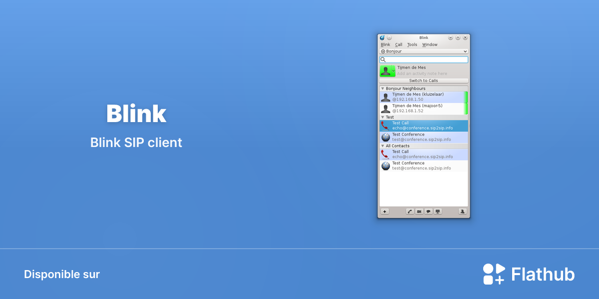 Installer Blink sur Linux | Flathub