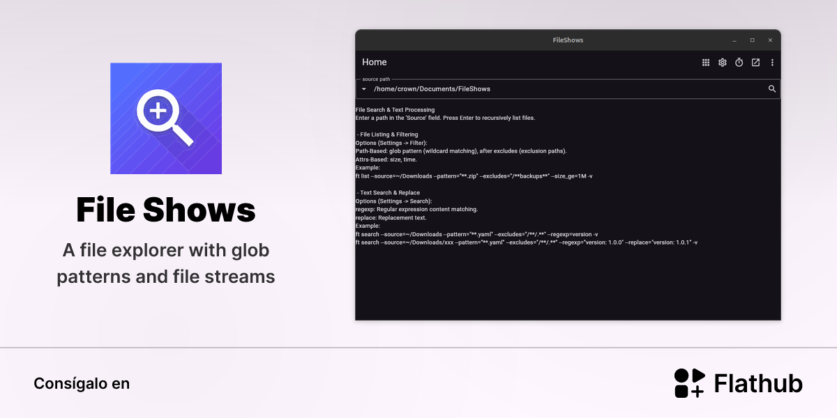 Instalar File Shows en Linux | Flathub