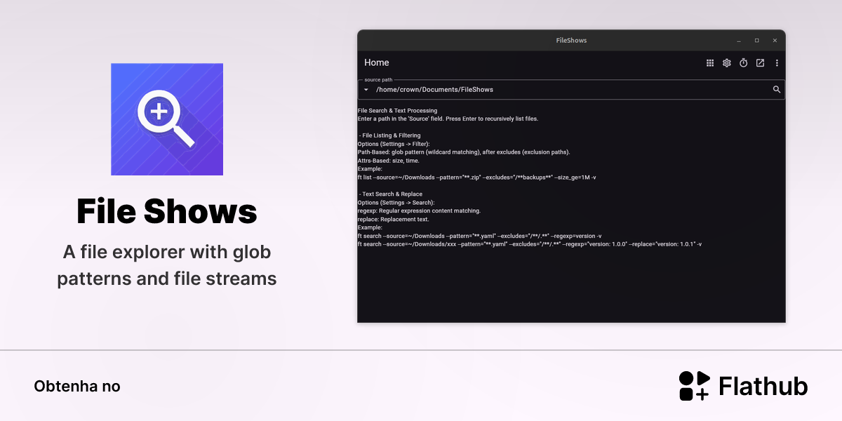 Instalar File Shows no Linux | Flathub
