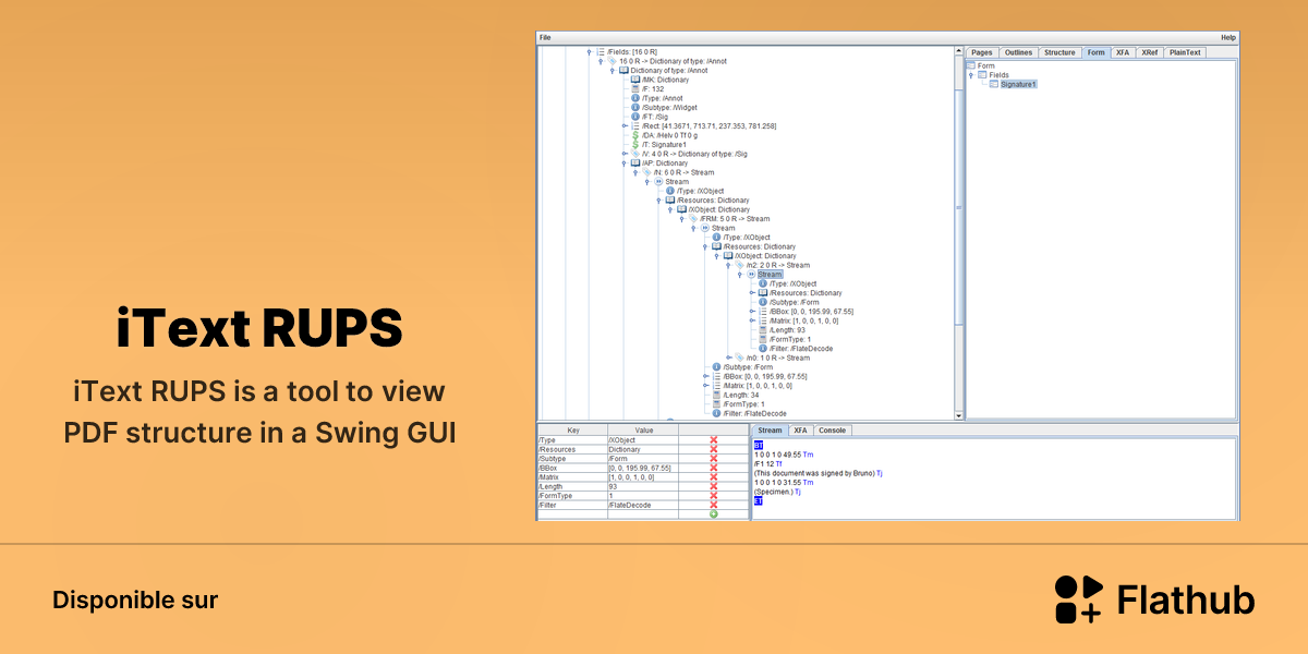 Installer iText RUPS sur Linux | Flathub
