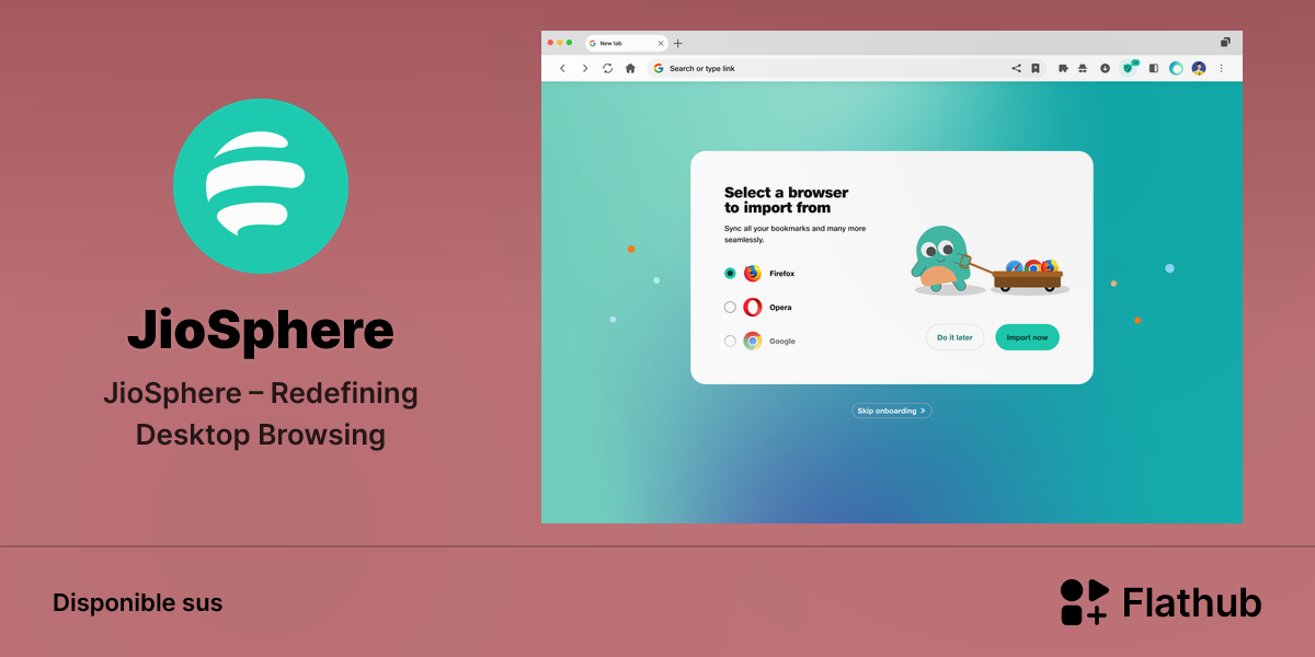 Installar JioSphere sus Linux | Flathub