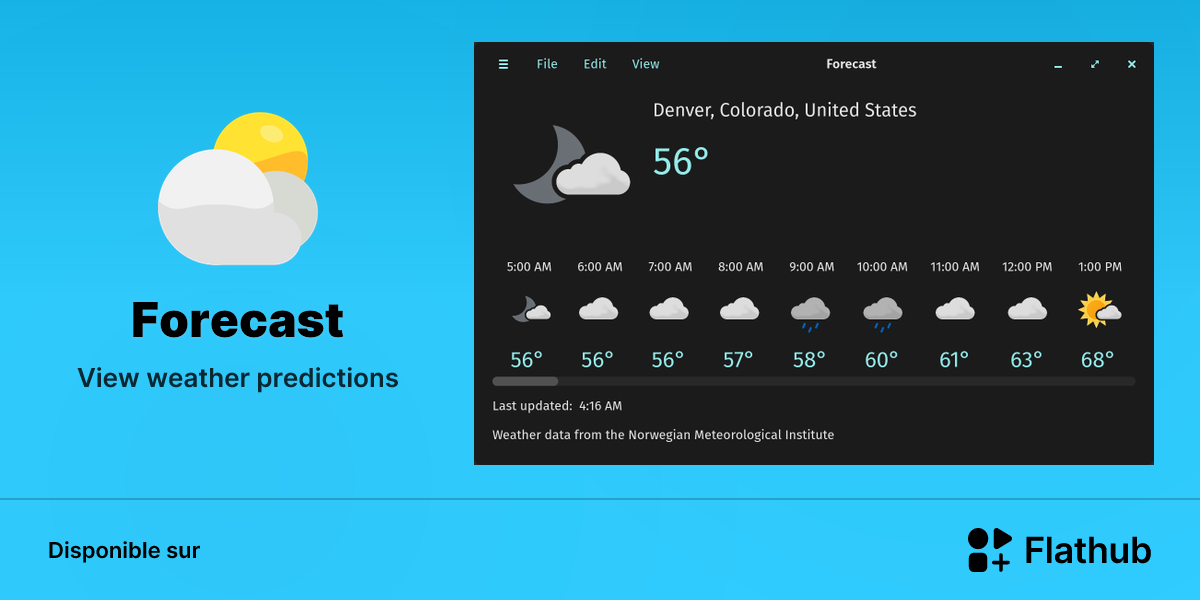 Installer Forecast sur Linux | Flathub