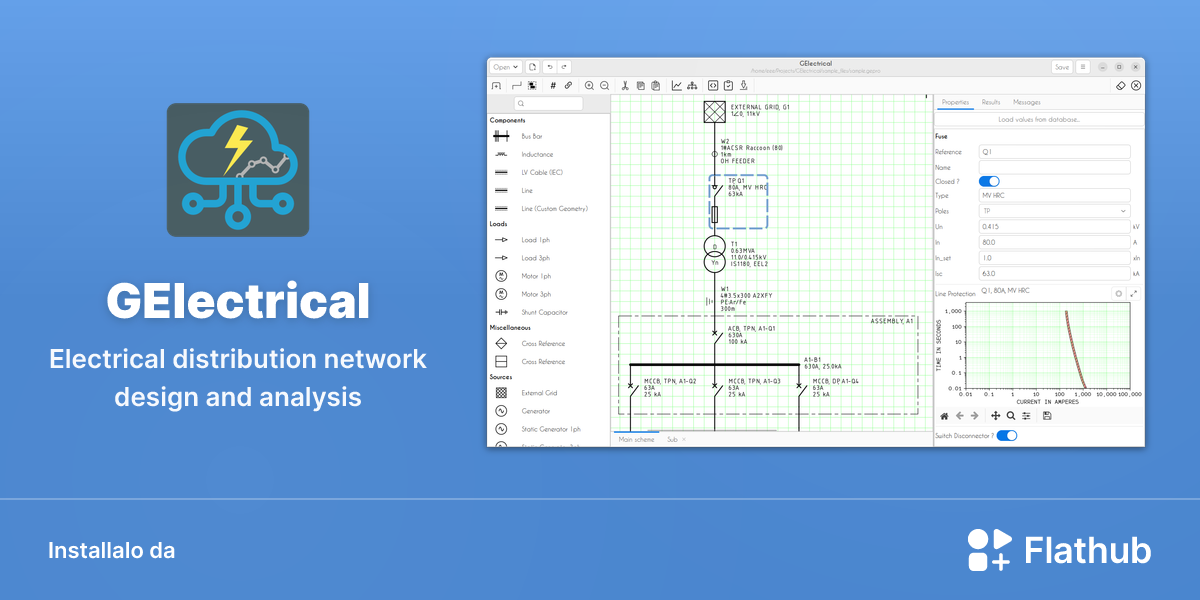 Installa GElectrical su Linux | Flathub