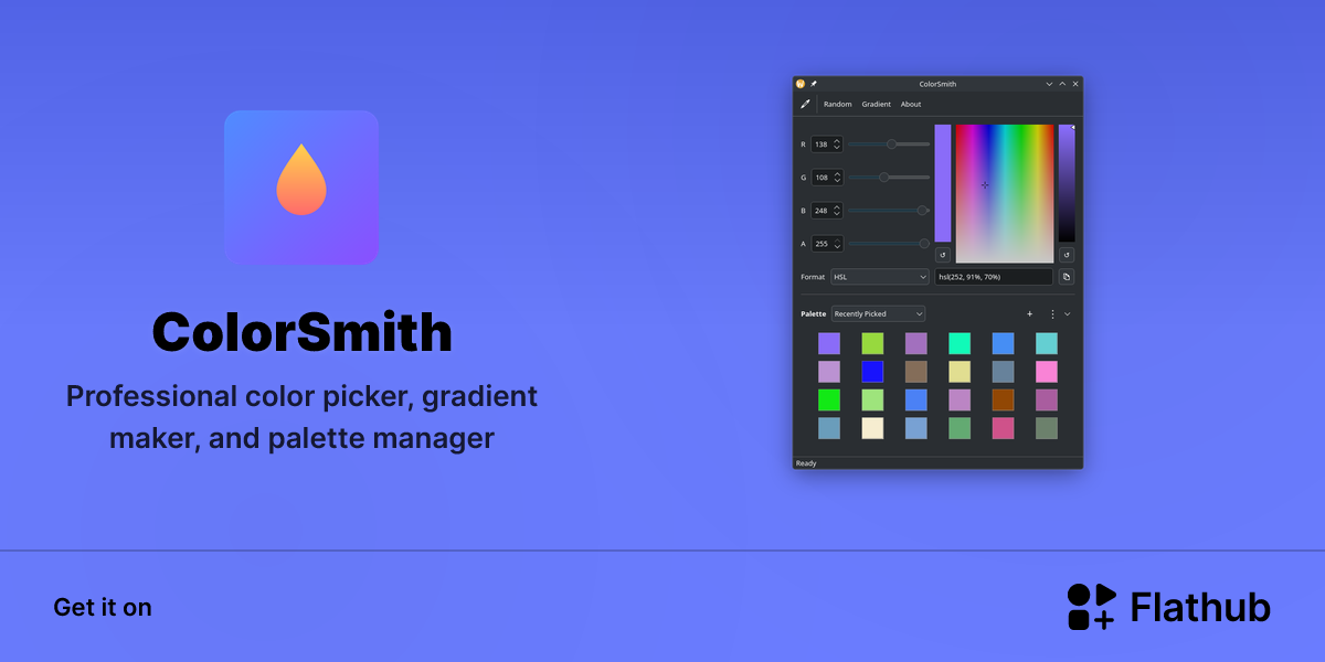 Install ColorSmith on Linux | Flathub