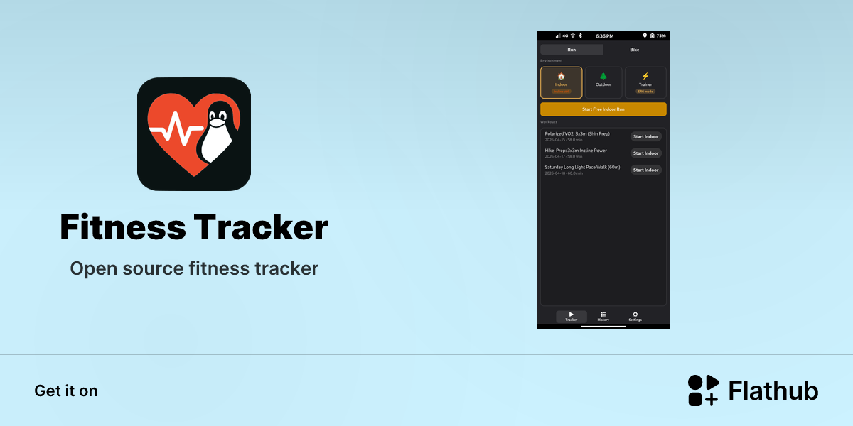 Install Fitness Tracker on Linux | Flathub