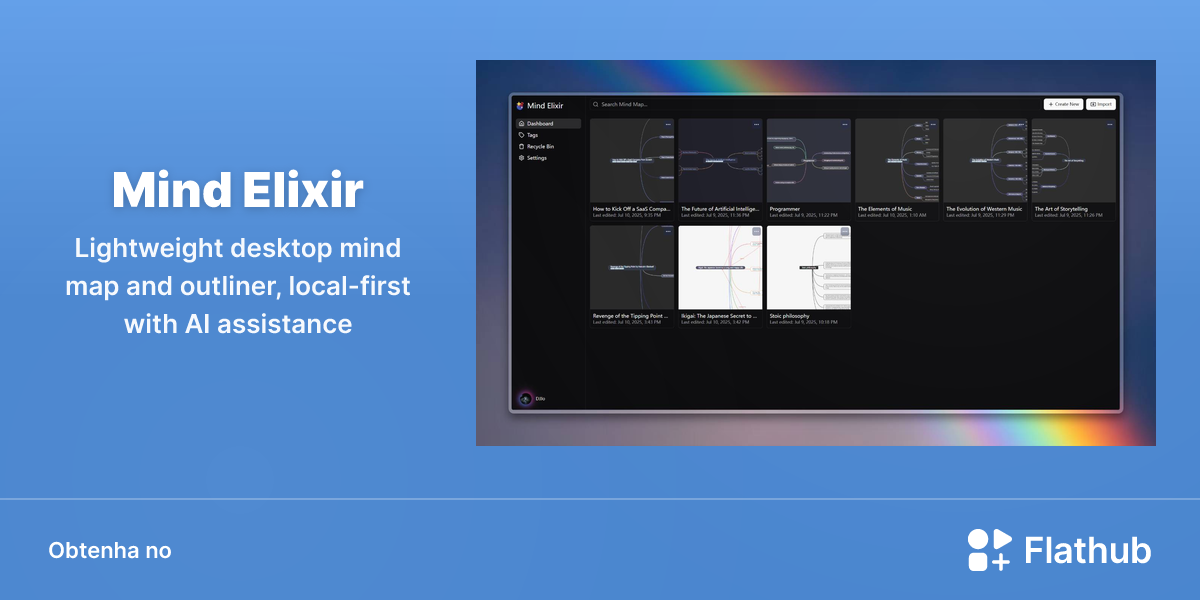 Instalar Mind Elixir no Linux | Flathub
