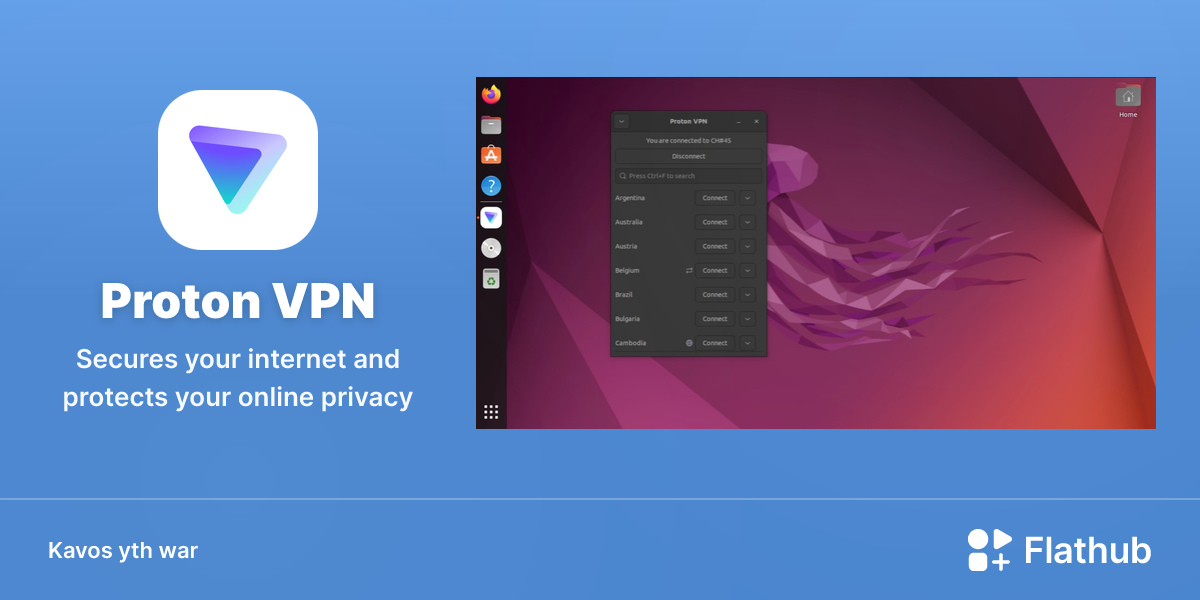 Lea Proton VPN war Linux | Flathub