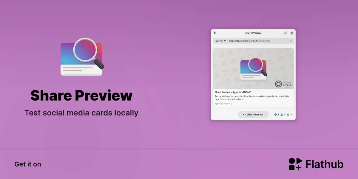 Install Share Preview on Linux | Flathub