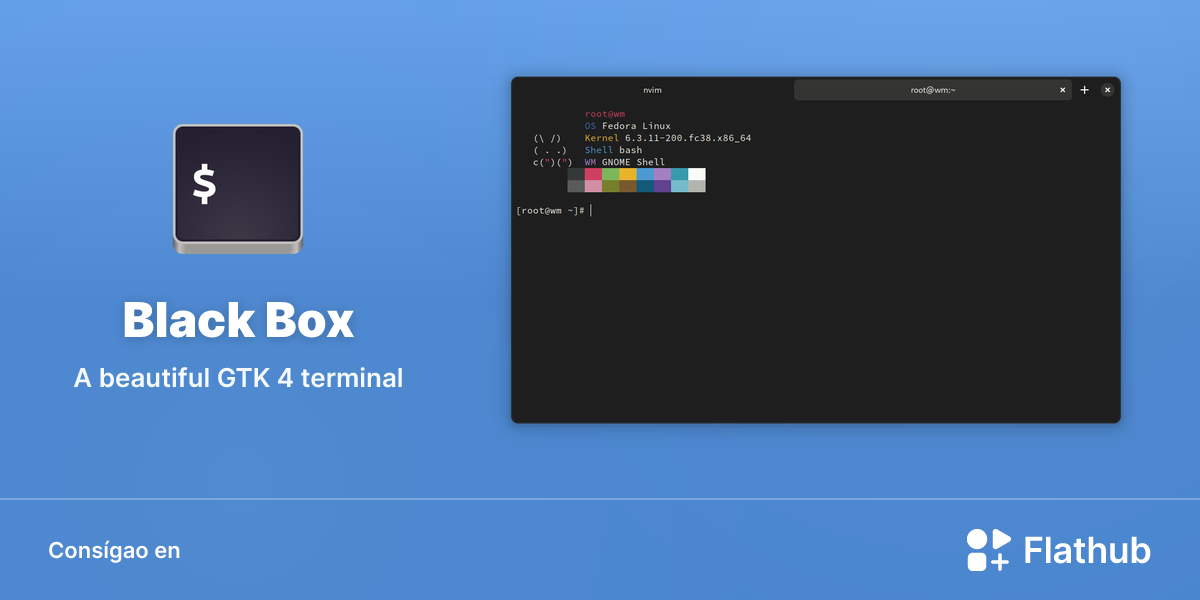 Instalar Black Box en Linux | Flathub