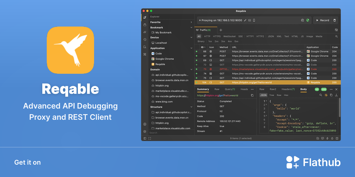 Install Reqable on Linux | Flathub