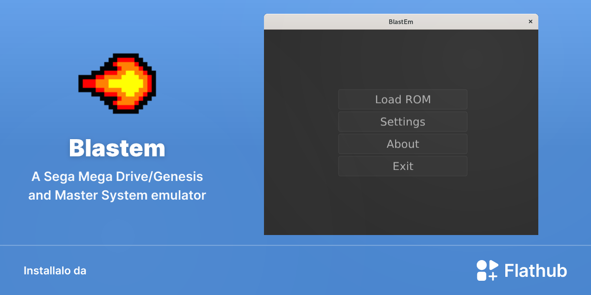 Installa Blastem su Linux | Flathub