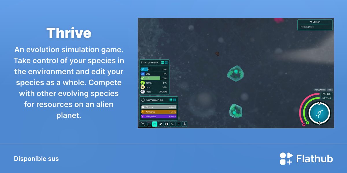 Installar Thrive sus Linux | Flathub