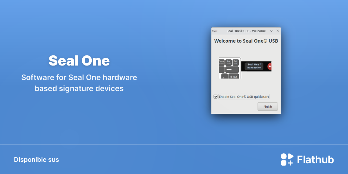Installar Seal One sus Linux | Flathub