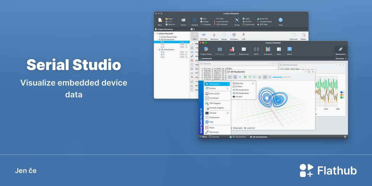 Instali Serial Studio sur Linux | Flathub