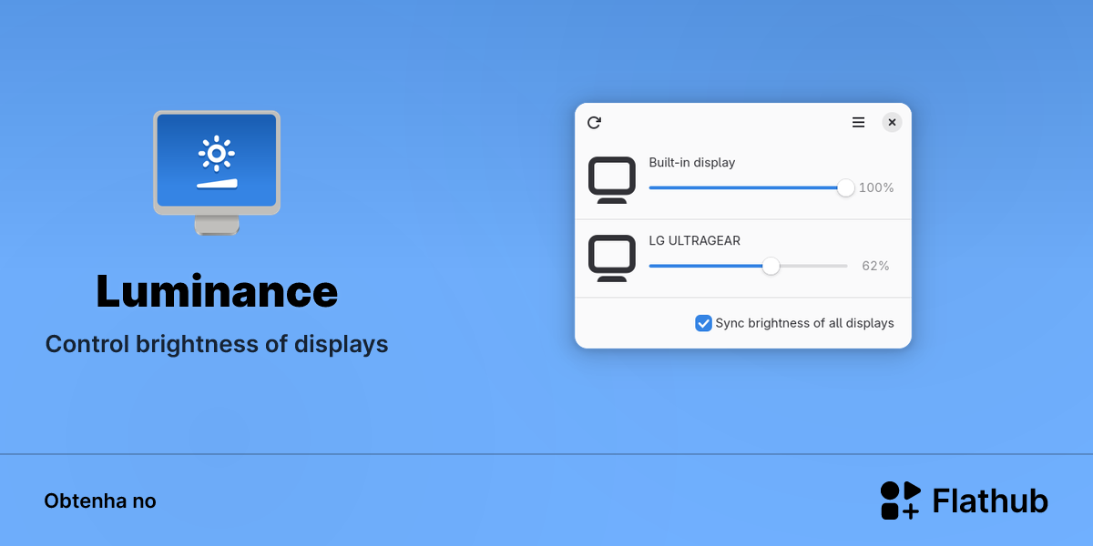 Instalar Luminance no Linux | Flathub