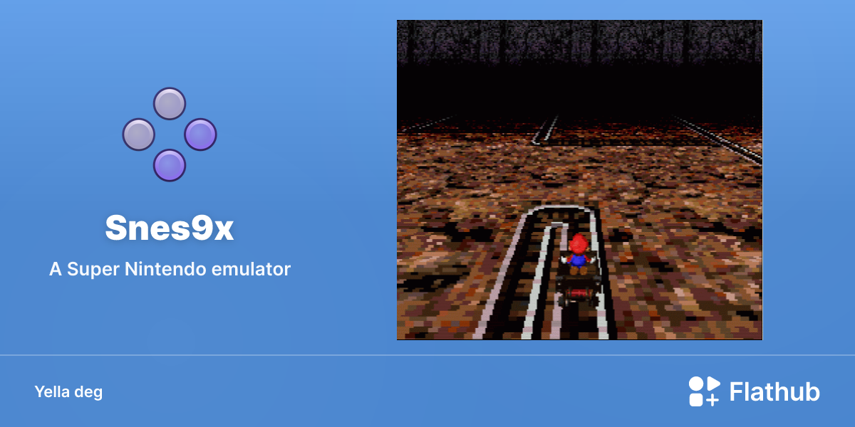 Asebded n Snes9x ɣef Linux | Flathub
