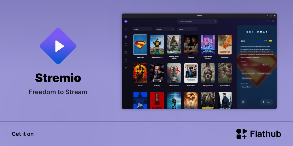 Install Stremio on Linux | Flathub