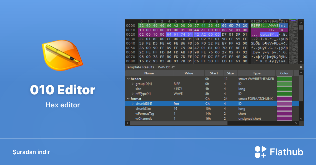 010 Editor uygulamasını Linux'ta kur | Flathub