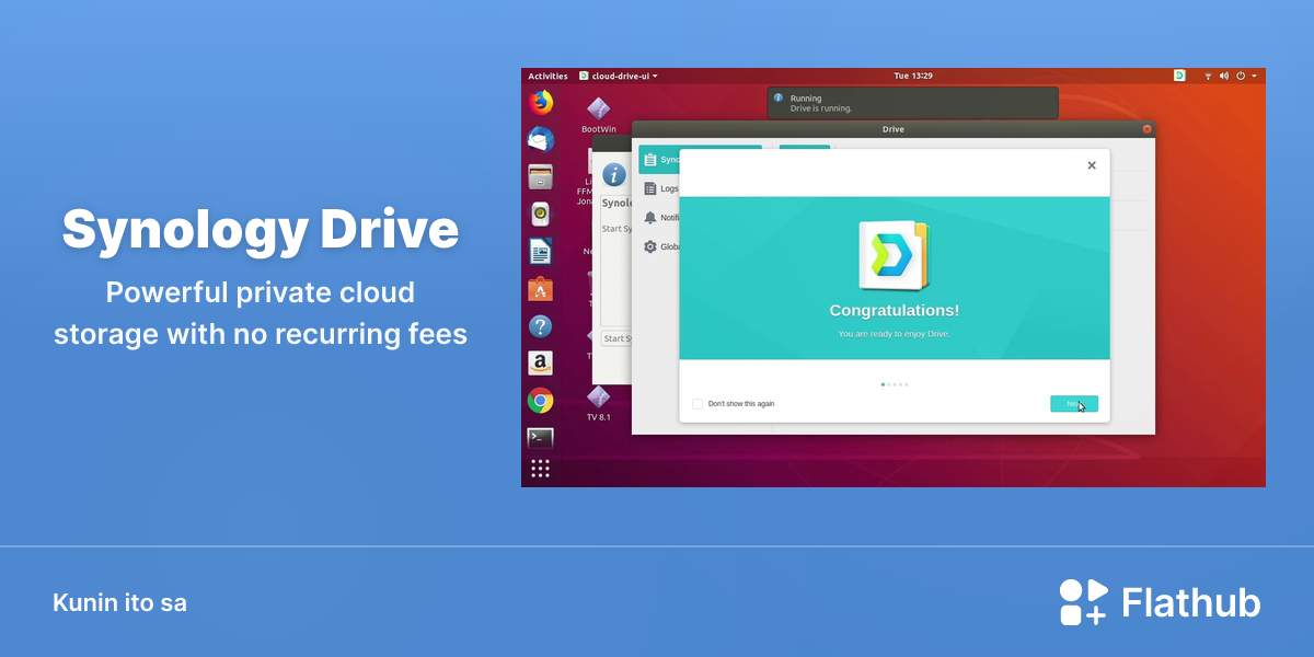 I-install ang Synology Drive sa Linux | Flathub
