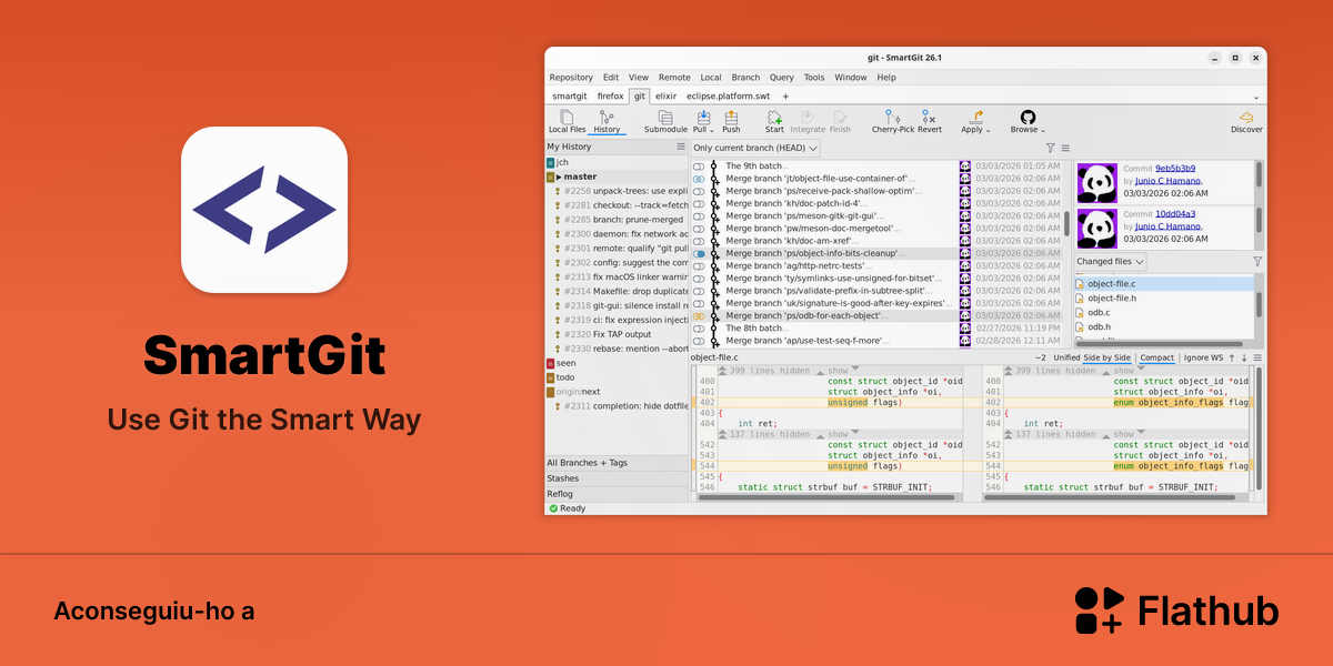 Instal·leu SmartGit a Linux | Flathub