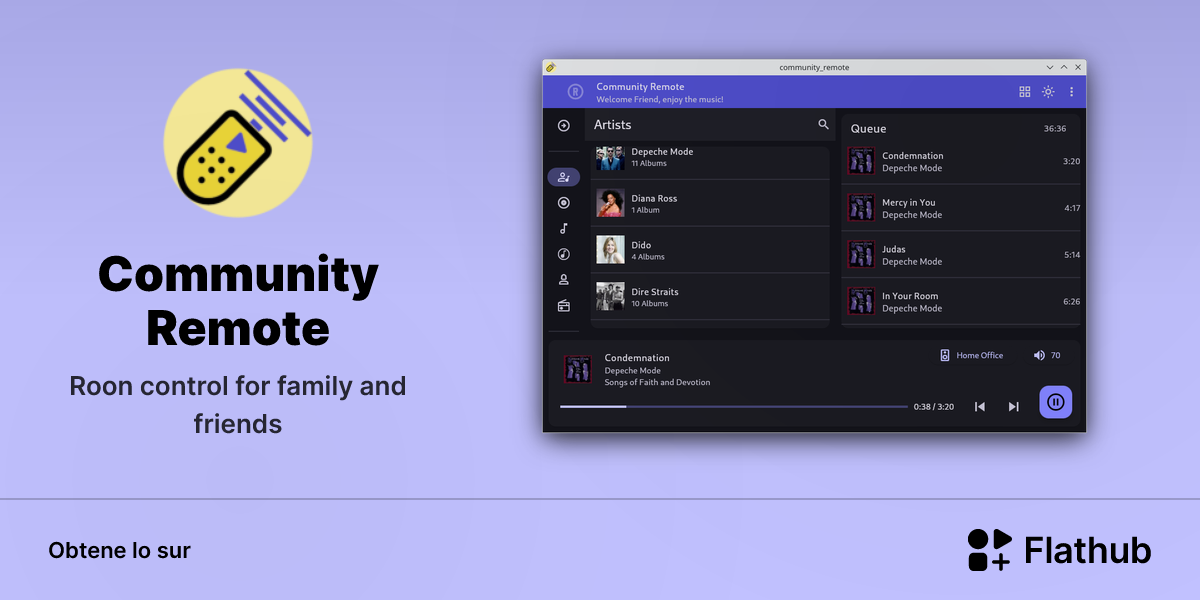 Installar Community Remote sur Linux | Flathub