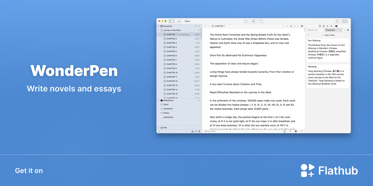 Install WonderPen on Linux | Flathub