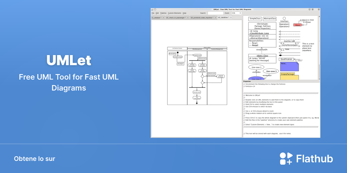 Installar UMLet sur Linux | Flathub