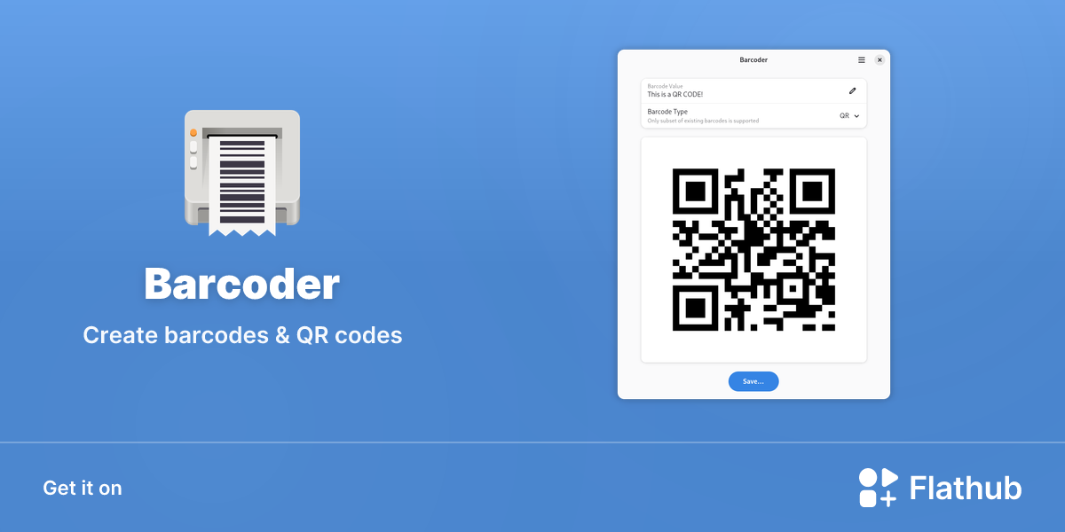 Install Barcoder on Linux | Flathub