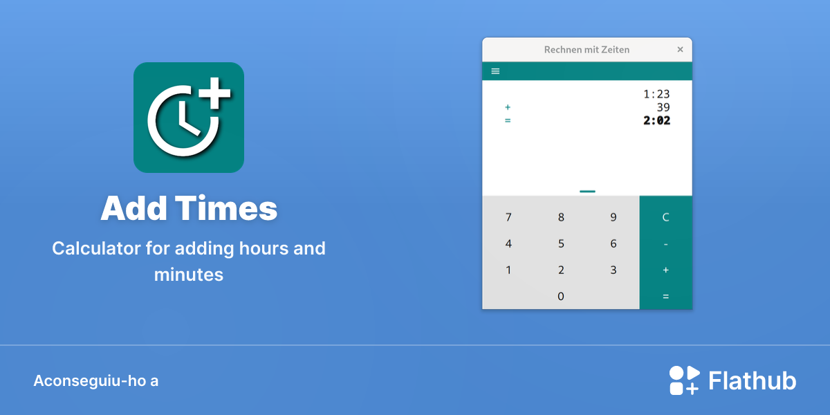 Instal·leu Add Times a Linux | Flathub