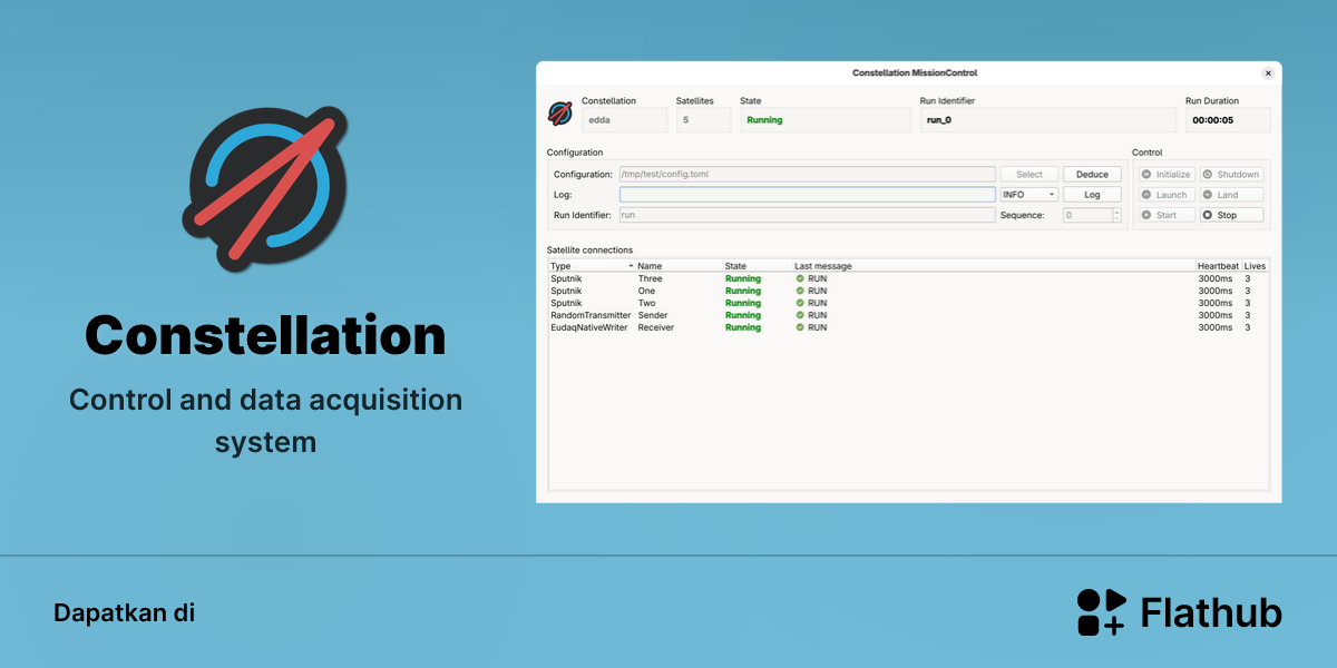 Memasang Constellation di Linux | Flathub