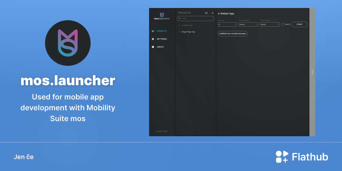 Instali mos.launcher sur Linux | Flathub