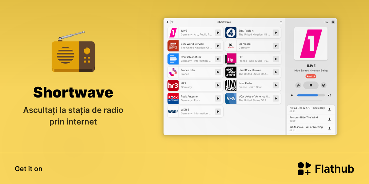 Install Shortwave on Linux | Flathub